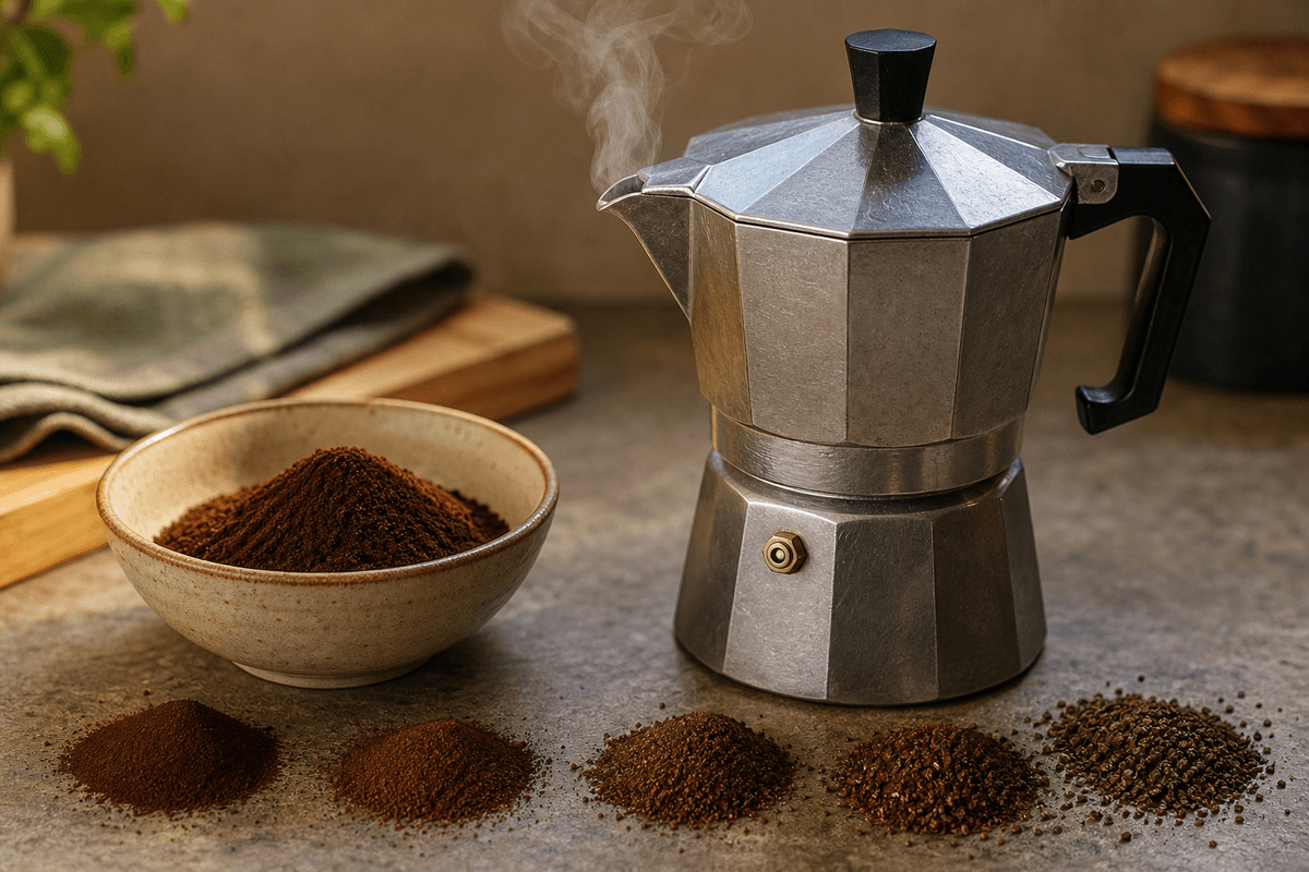Quel café choisir pour une cafetière italienne et quelle mouture ?