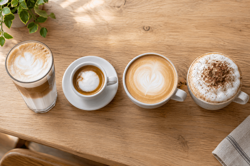Macchiato, latte, flat white, cappuccino : les différences